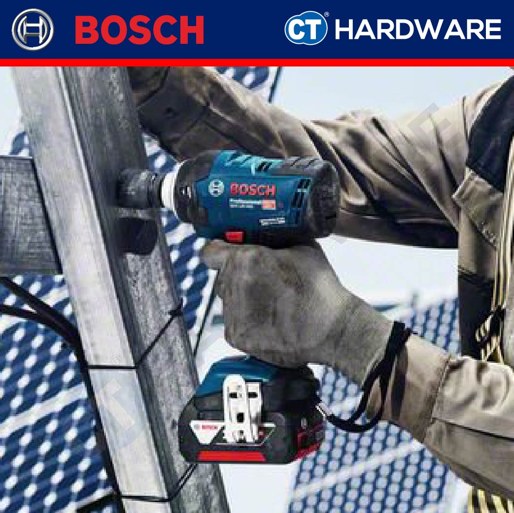 Bosch GDS 18V-400 Professional Cordless Brushless Impact Wrench 18V 1/2" 400Nm | Full Set | SOLO | 1-Battery [06019K00L0 | GDS18V400]