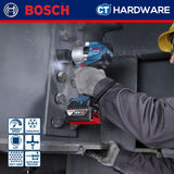 Bosch GDS18V780 Cordless Brushless Impact Wrench 18V 5.0AH | 780NM | 2000RPM Come with 2x 4.0Ah 18V Battery & Charger