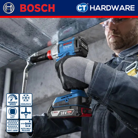 Bosch GDX18V285 Cordless Brushless Impact Driver/Wrench 18V 1/2" 285NM [SOLO | KIT PACK]