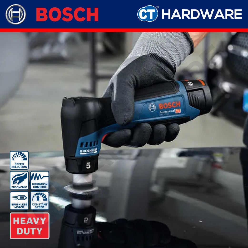 Bosch GEX 12V-32 SOLO Cordless Brushless Random Orbital Sander 12V | 32 MM Without Battery & Charger | GEX12V32SOLO