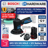 Bosch GPX 12V-125 SOLO Cordless Brushless Polisher (Dual Action) 12V | 125 MM Without Battery & Charger | GPX12V125SOLO