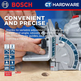 Bosch PRO GFF 18V-22 Cordless Biscuit Joiner 18V 0601620100 (Body Only | 1-Battery | 2-Battery)