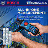Bosch PRO GFM 1000-15 Fork Meter 1000V 200A AC IP54 [0601077400]