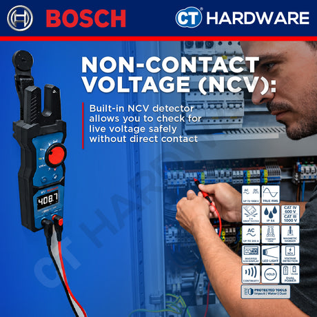 Bosch PRO GFM 1000-15 Fork Meter 1000V 200A AC IP54 [0601077400]