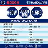 Bosch PRO GGS 30 S Straight Grinder 750W 06012B51L0