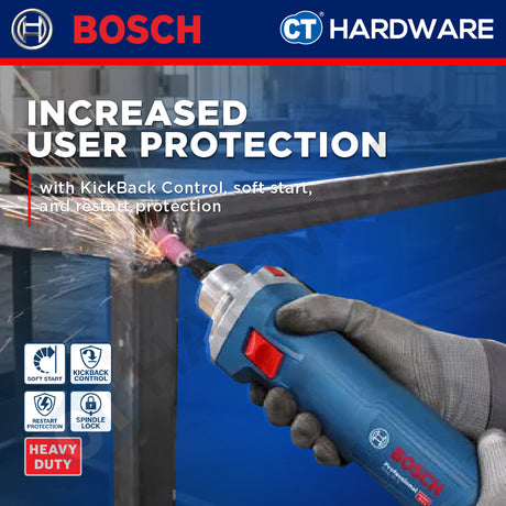Bosch PRO GGS 30 S Straight Grinder 750W 06012B51L0