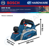 Bosch GHO 16-82 Professional Planer 82mm Wood Planing Machine GHO1682