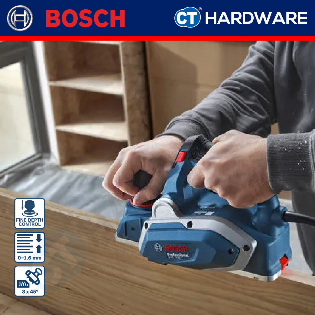 Bosch GHO 16-82 Professional Planer 82mm Wood Planing Machine GHO1682