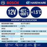 Bosch PRO GIS800-16 Thermo Detector -40°C to +800°C 20:1 [0601083BK0]