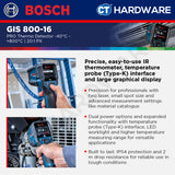 Bosch PRO GIS800-16 Thermo Detector -40°C to +800°C 20:1 [0601083BK0]