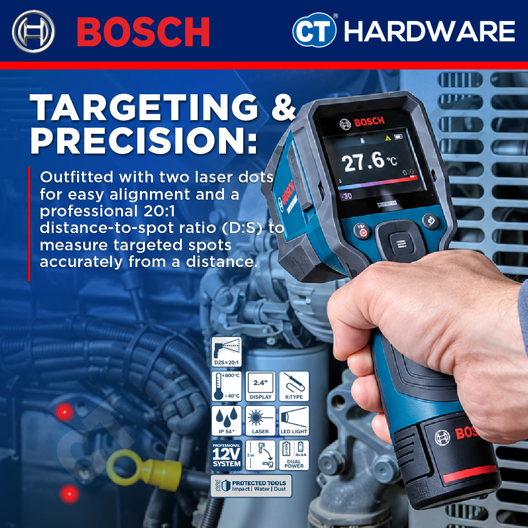 Bosch PRO GIS800-16 Thermo Detector -40°C to +800°C 20:1 [0601083BK0]