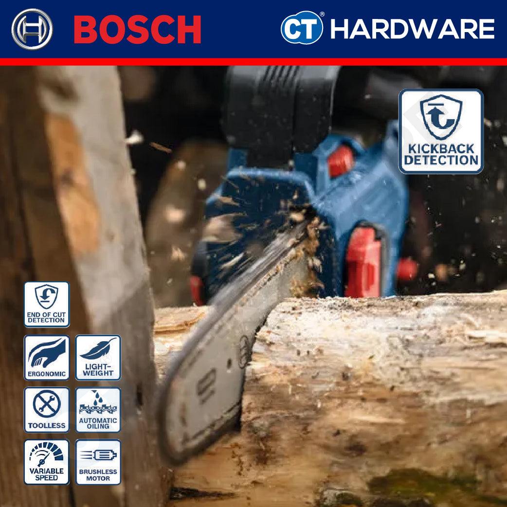 Bosch GKE18V20SOLO Cordless Brushless Pruner Saw 18V | 8" Without Battery & Charger [ SOLO UNIT ]
