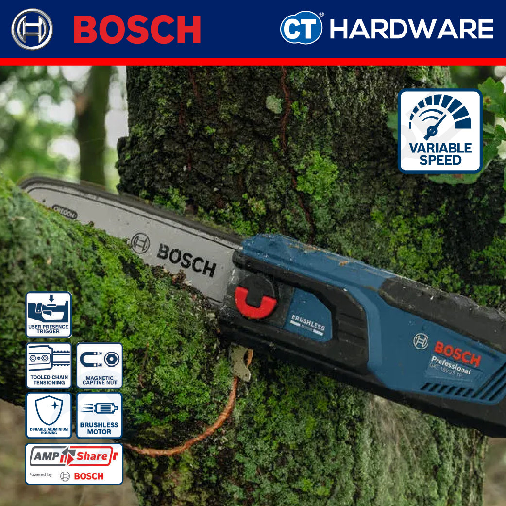 Bosch GKE18V25TPSOLO Cordless Brushless Telescopic Pruner 18V | 2100W | 230MM Without Battery & Charger [ SOLO UNIT ]
