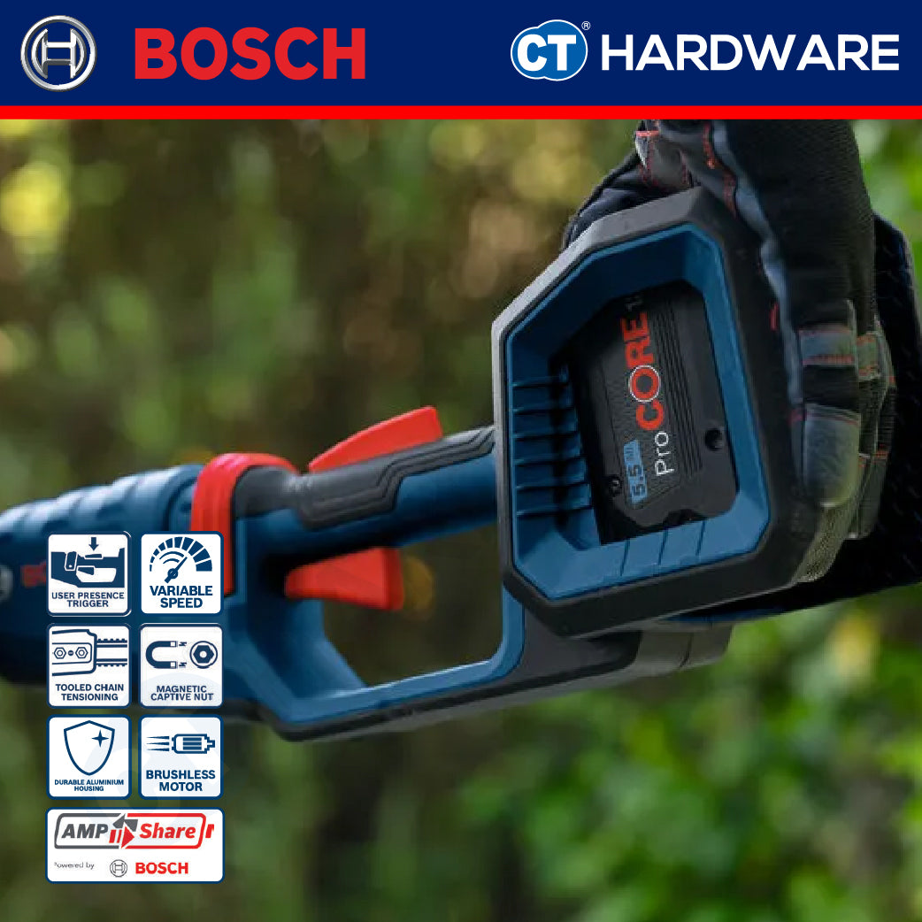 Bosch GKE18V25TPSOLO Cordless Brushless Telescopic Pruner 18V | 2100W | 230MM Without Battery & Charger [ SOLO UNIT ]
