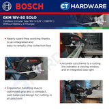 Bosch GKM 18V-50 Cordless Circular Saw 18V | 5-3/8" ( 136MM ) [ GKM18V50SOLO ]
