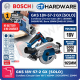 Bosch PRO GKS 18V-57-2 GX Cordless Circular Saw 18V 06016C10K0 (Body Only | 1-Battery | 2-Battery)