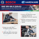 Bosch PRO GKS 18V-68-2 Cordless Circular Saw 18V 06016D00C0 (Body Only | 1-Battery | 2-Battery)