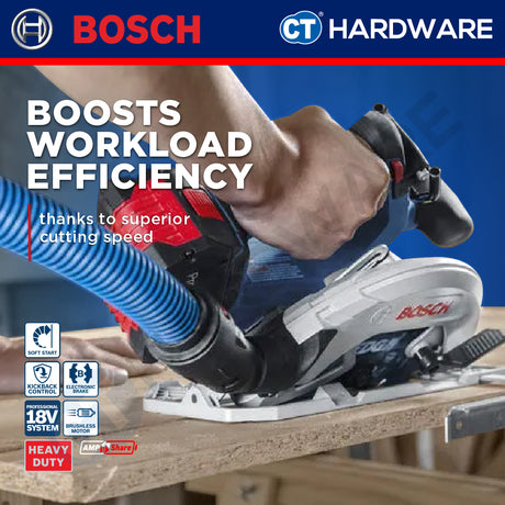Bosch PRO GKS 18V-68-2 Cordless Circular Saw 18V 06016D00C0 (Body Only | 1-Battery | 2-Battery)