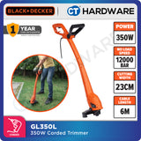 Black & Decker GL350L String Trimmer 350W 23cm