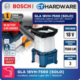 Bosch GLA 18VH-7500 SOLO Cordless Jobsite Light 18V,7500LM Without Battery & Charger, GLA18VH7500SOLO