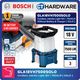 Bosch GLA18VH7500SOLO Cordless Jobsite Light 18V | 7500LM Without Battery & Charger [ SOLO UNIT ]