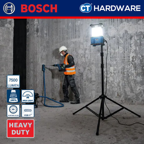 Bosch GLA18VH7500SOLO Cordless Jobsite Light 18V | 7500LM Without Battery & Charger [ SOLO UNIT ]