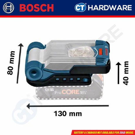 Bosch GLI 18V-1900 SOLO Professional Cordless Jobsite Light 18V [0601446400 | GLI18V1900SOLO]