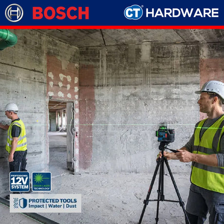 Bosch GLL 100-33 CG Green Line Laser 1H+2V Up To 30M-100M GLL10033CG Line Laser