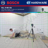 Bosch PRO GLL 3-80 CG Green Line Laser 3x360° 30m/120m With R7 Receiver [0601063U80]