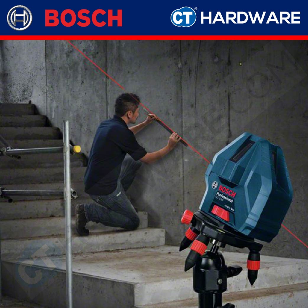 Bosch GLL 5-50 X Professional Cross Line Laser 15M c/w BT150 Tripod [0601063N81 | GLL550XSET]
