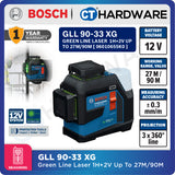 Bosch GLL 90-33 XG Green Line Laser 1H+2V Up To 27M-90M GLL9033XG Line Laser