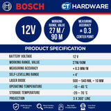 Bosch GLL 90-33 XG Green Line Laser 1H+2V Up To 27M-90M GLL9033XG Line Laser