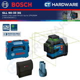 Bosch GLL 90-33 XG Green Line Laser 1H+2V Up To 27M-90M GLL9033XG Line Laser