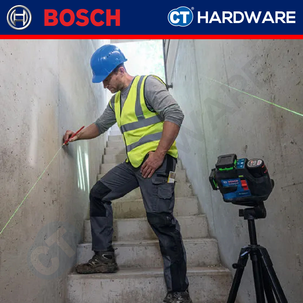 Bosch GLL 90-33 XG Green Line Laser 1H+2V Up To 27M-90M GLL9033XG Line Laser