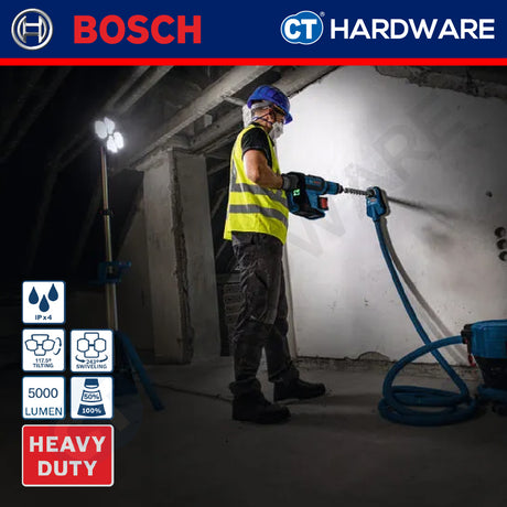 Bosch GLT18V-5000 SOLO Cordless Brushless Tower Light 18V Without Battery & Charger GLT18V5000SOLO
