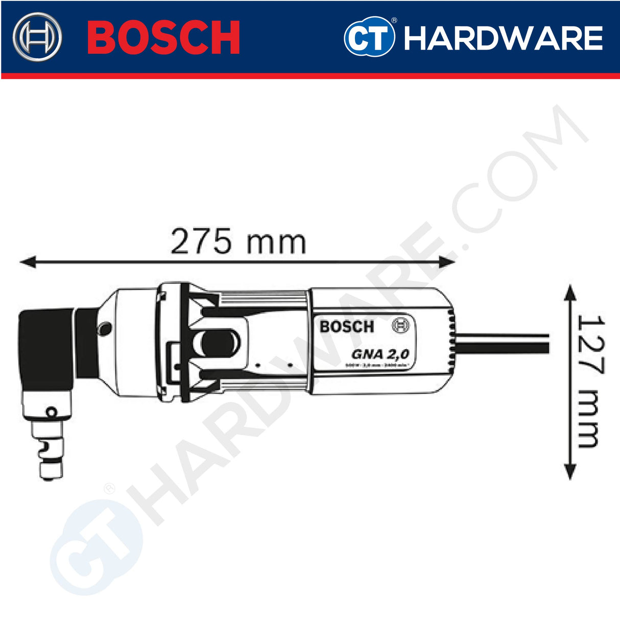 Bosch GNA 2,0 Professional Nibbler 500W [0601530103 | GNA20]