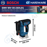 Bosch PRO GNH 18V-35 Cordless Wood Nailer 18V 0601482780 (Body Only | 1-Battery | 2-Battery)