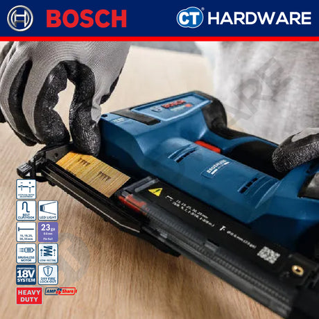 Bosch PRO GNH 18V-35 Cordless Wood Nailer 18V 0601482780 (Body Only | 1-Battery | 2-Battery)