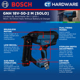 Bosch PRO GNH 18V-50-2 M Cordless Brushless Brad Nailer 18V 18ga Solo [0601482C80]
