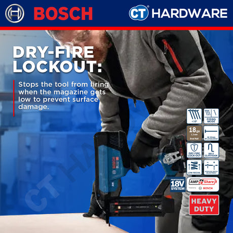 Bosch PRO GNH 18V-50-2 M Cordless Brushless Brad Nailer 18V 18ga Solo [0601482C80]