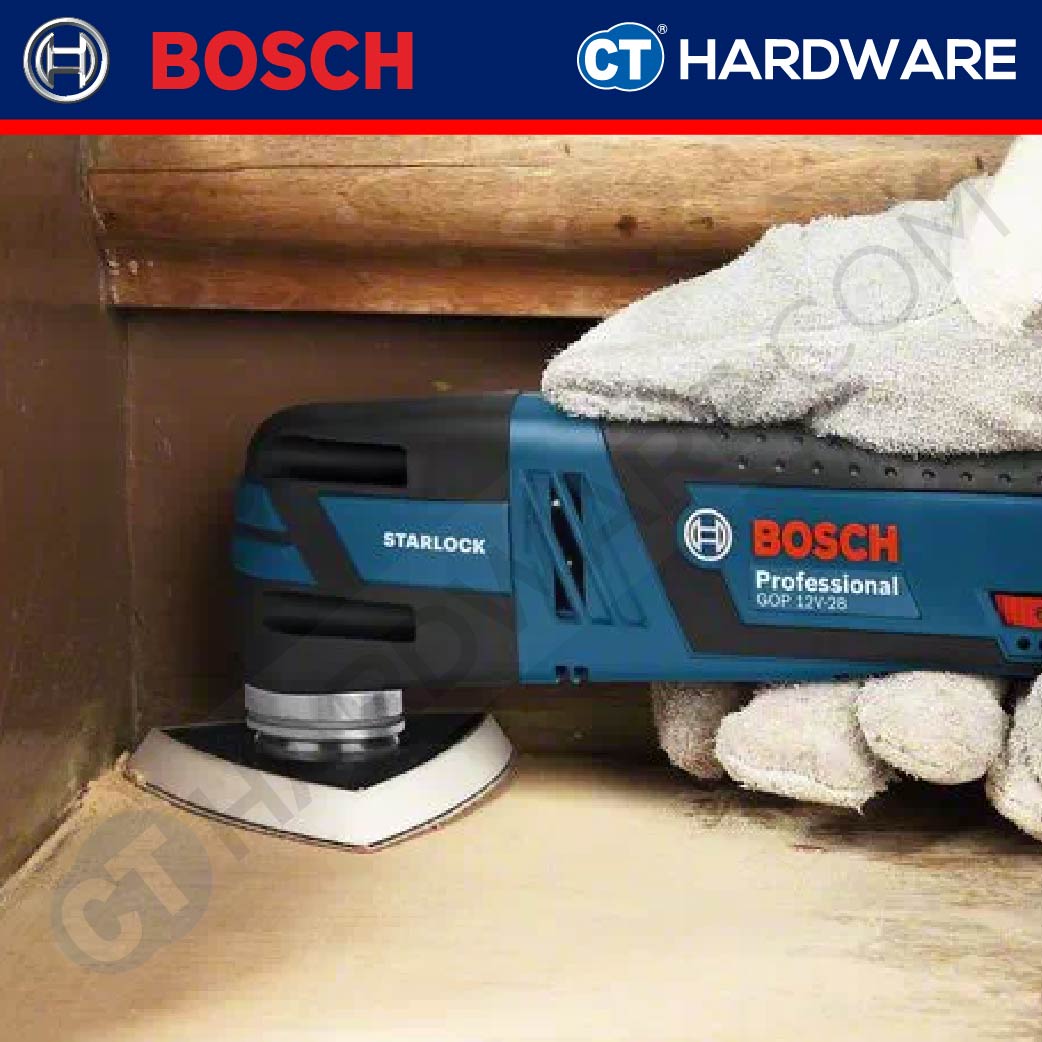 Bosch GOP 12V-28 Professional Cordless Multi-Cutter 12V | SOLO | 1-Battery [06018B50L0 | GOP12V28SOLO]