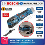 Bosch GOP 12V-28 Professional Cordless Multi-Cutter 12V | SOLO | 1-Battery [06018B50L0 | GOP12V28SOLO]