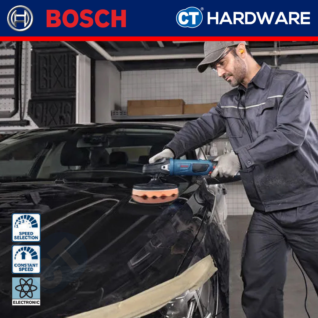 Bosch GPO11180S Corded Polisher 7" 180MM | 1100W | 14M | 900-3800RPM