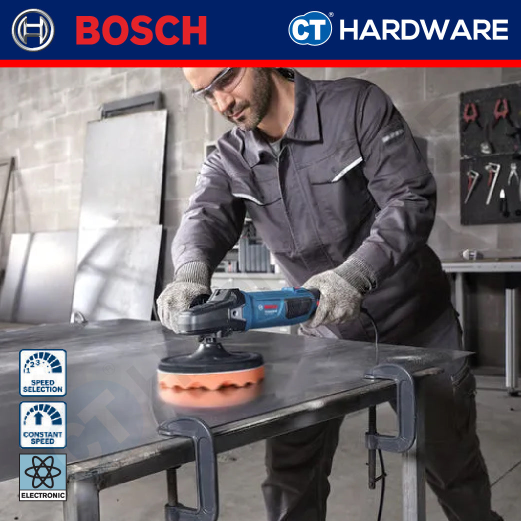 Bosch GPO11180S Corded Polisher 7" 180MM | 1100W | 14M | 900-3800RPM