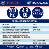 Bosch PRO GPU18V2DI Cordless Concrete Vibrator Power Unit 2 x 18V Solo [06019P9000]