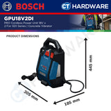 Bosch PRO GPU18V2DI Cordless Concrete Vibrator Power Unit 2 x 18V Solo [06019P9000]