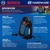 Bosch PRO GPU18V2DI Cordless Concrete Vibrator Power Unit 2 x 18V Solo [06019P9000]