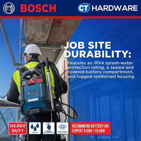 Bosch PRO GPU18V2DI Cordless Concrete Vibrator Power Unit 2 x 18V Solo [06019P9000]