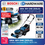 Bosch GRA 18V-246 SOLO Cordless Lawnmower 18Vx2, 46CM, 60L Without Battery & Charger, GRA18V246SOLO