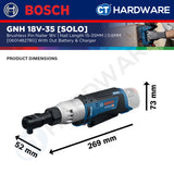 Bosch PRO GRC 12V-60 1/2 SN Cordless Ratchet Wrench 12V 06019N8580 (Body Only | 1-Battery)